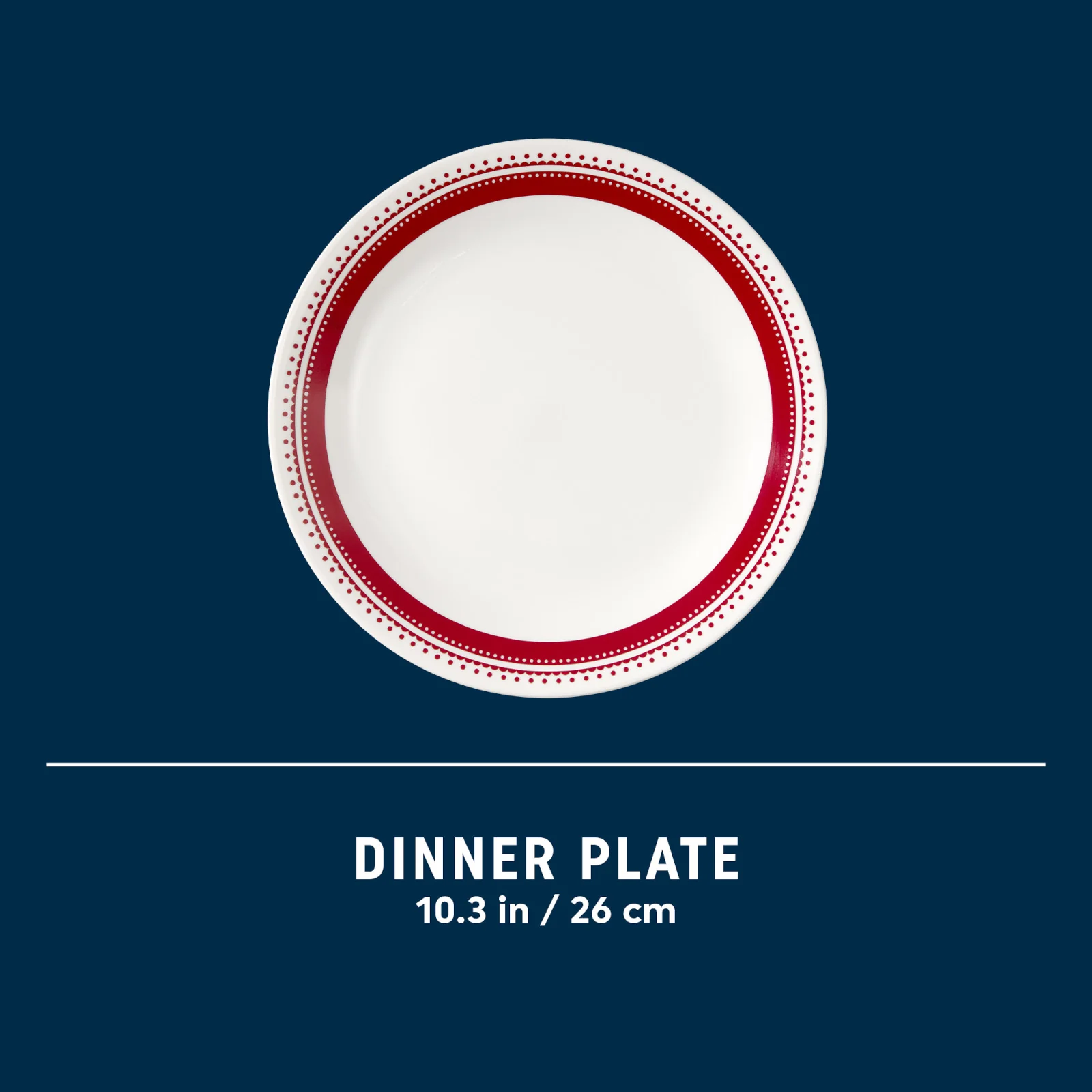 Corelle® Sadie 10.25" Dinner Plate - Image 6