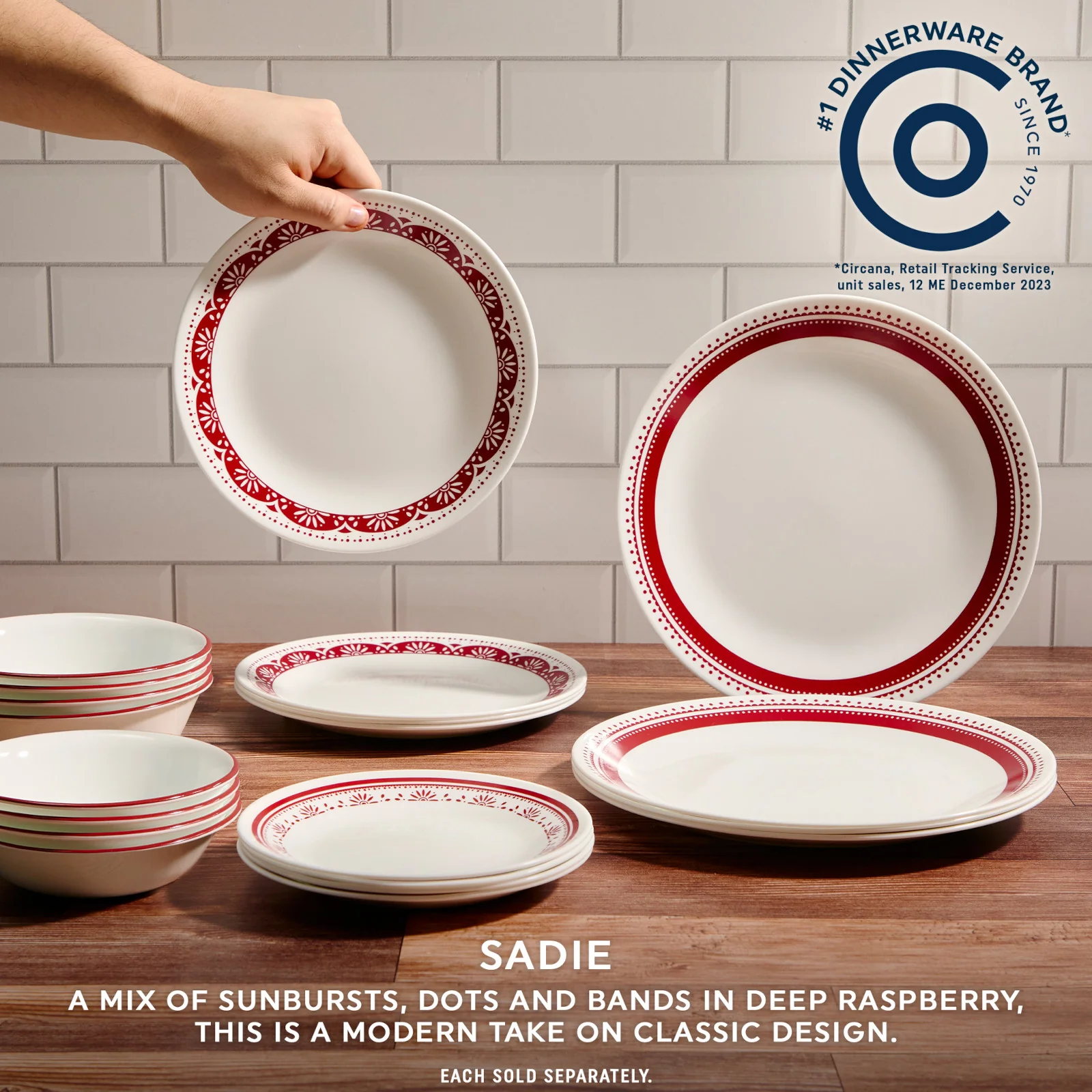 Corelle® Sadie 10.25" Dinner Plate - Image 2