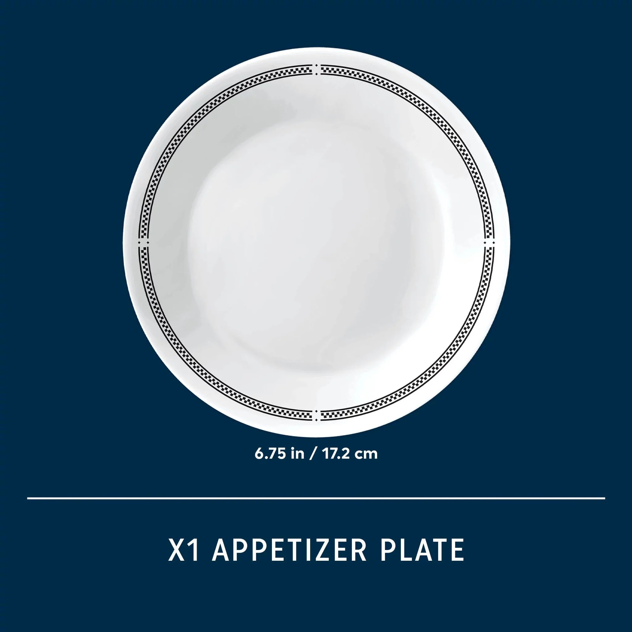 Corelle® Brasserie 6.75" Appetizer Plate - Image 3
