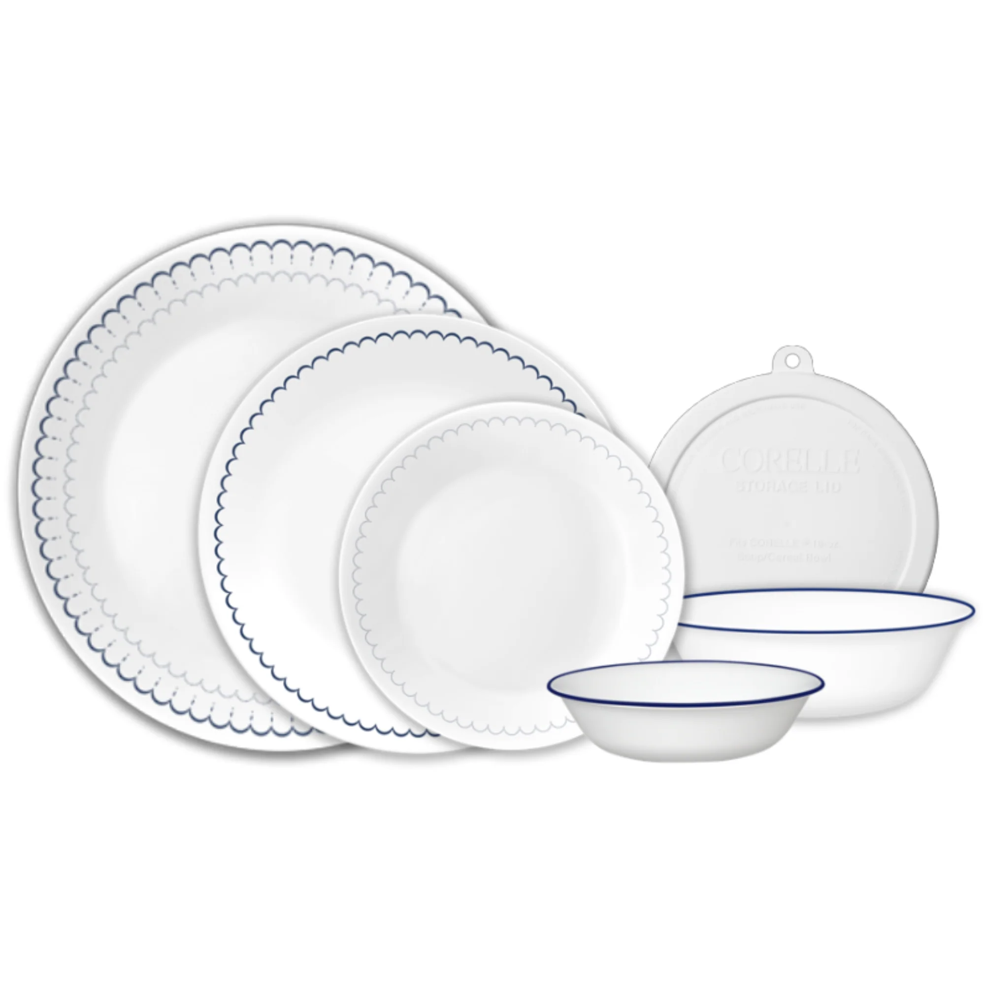 Corelle® Caspian Lace 66-piece Dinnerware Set, Service for 12