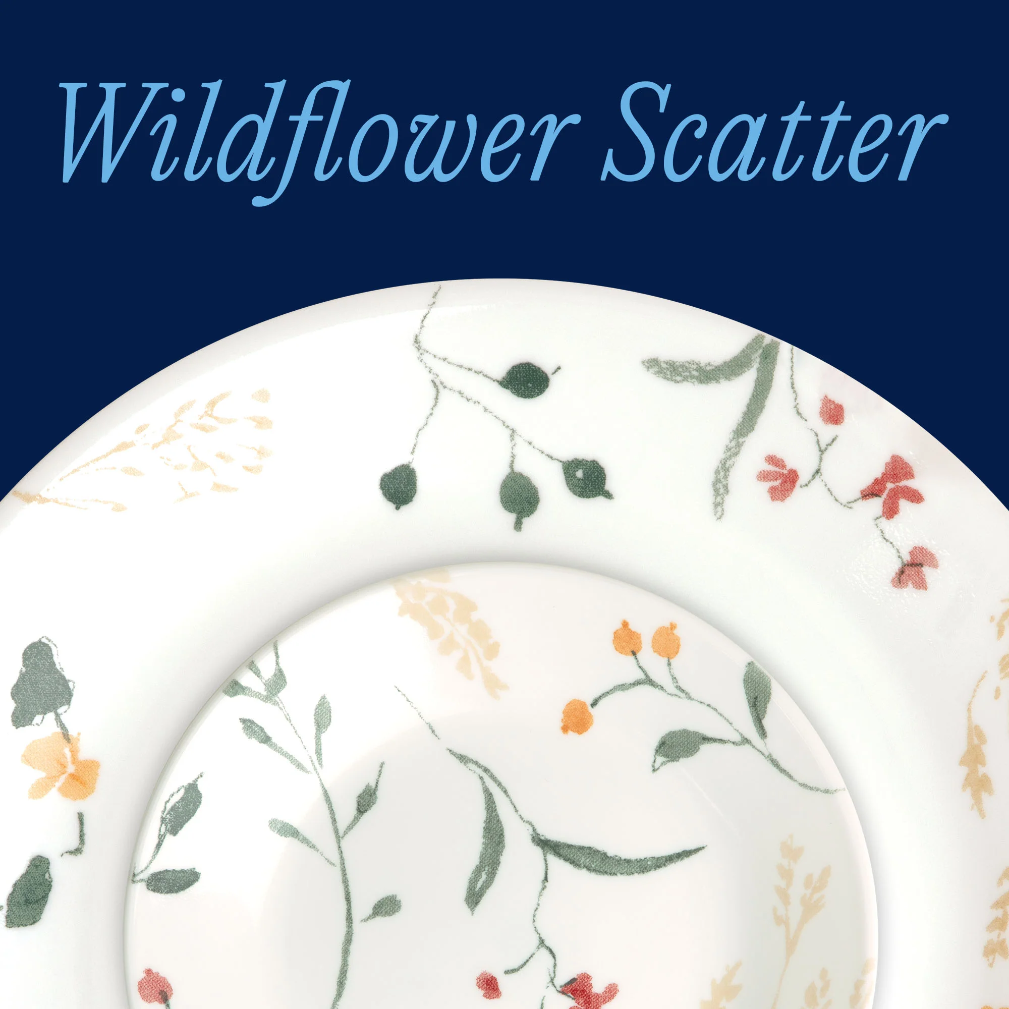 Corelle® Wildflower Scatter 18-piece Dinnerware Set, Service for 6 - Image 2