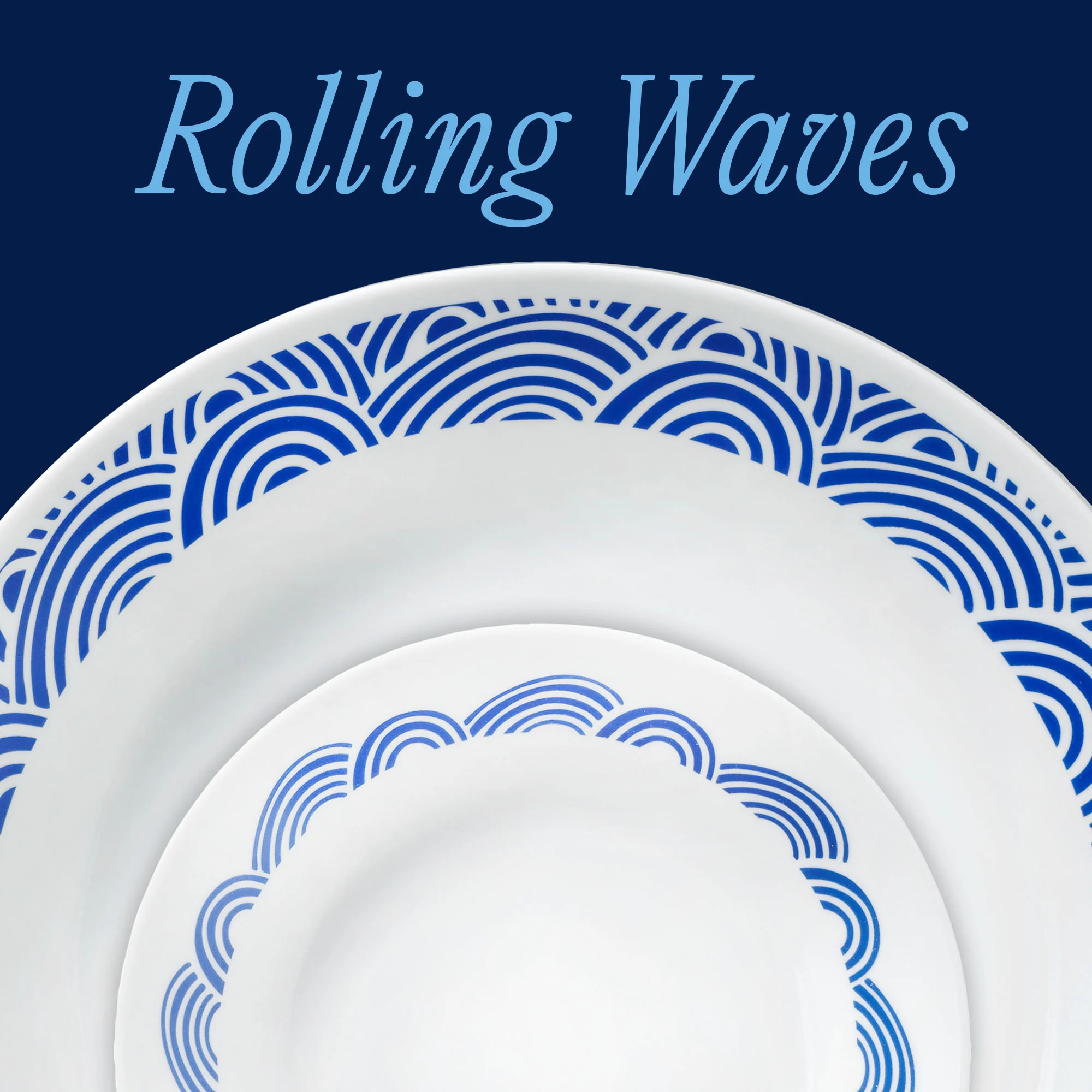 Corelle® Rolling Waves 12-piece Dinnerware Set, Service for 4 - Image 2
