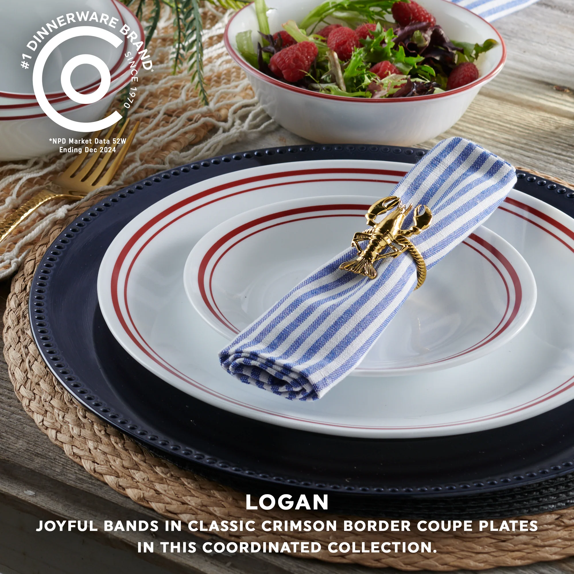 Corelle® Logan 18-piece Dinnerware Set, Service for 6 - Image 3