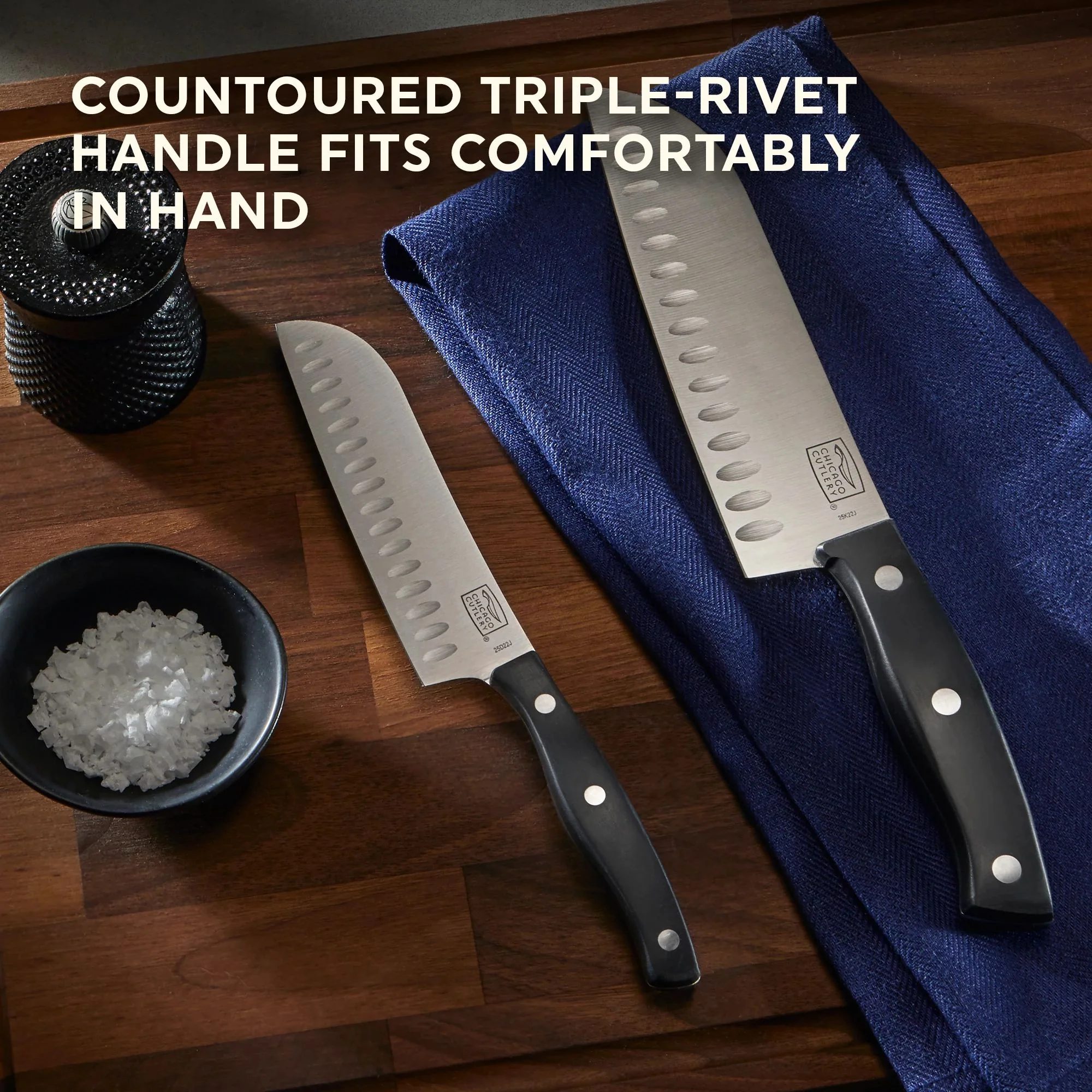 Chicago Cutlery® Ellsworth 2-piece Santoku Knife - Image 3