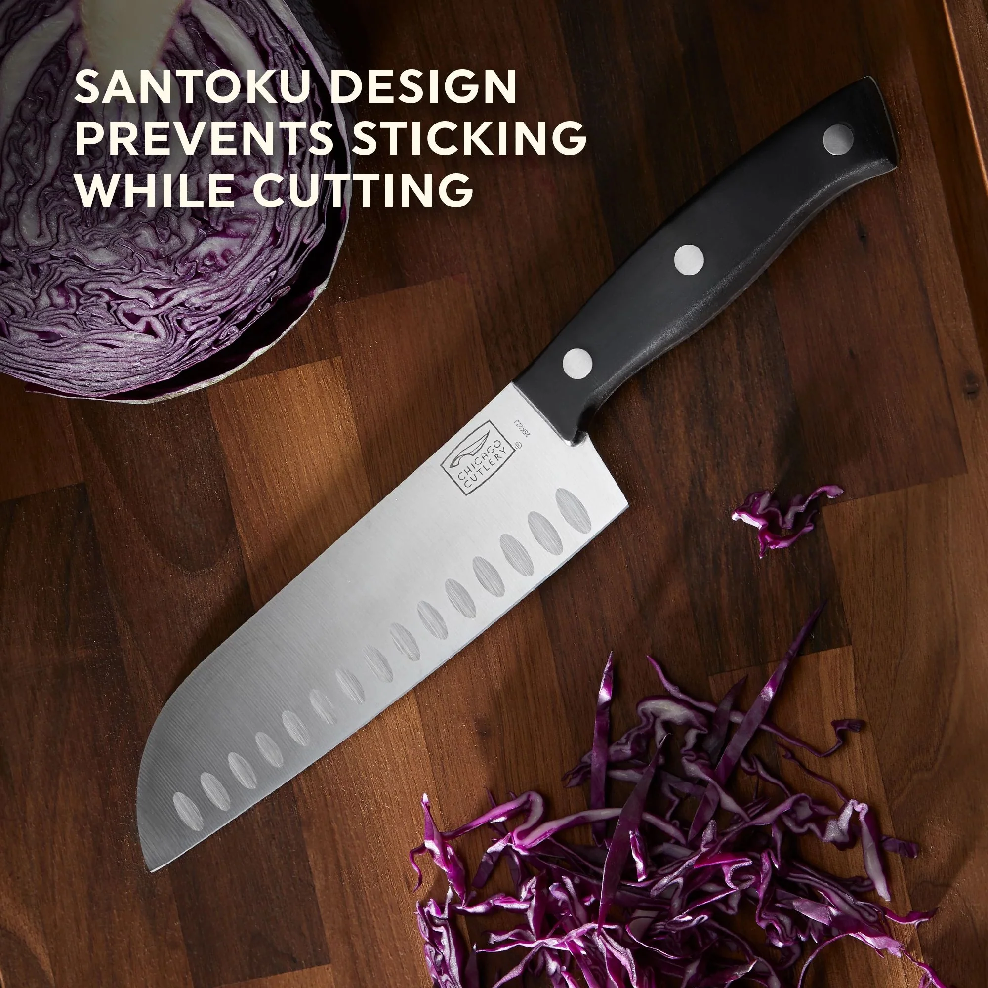 Chicago Cutlery® Ellsworth 2-piece Santoku Knife - Image 4