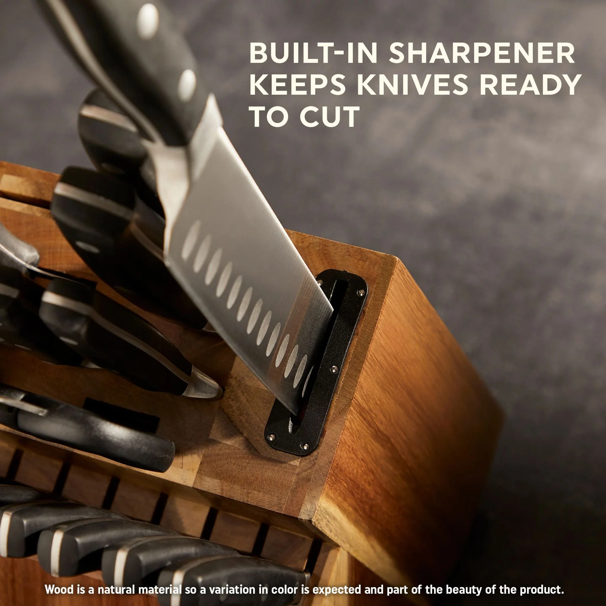 Chicago Cutlery® Insignia Classic 18-piece Block Set with Built-in Sharpener - Image 5