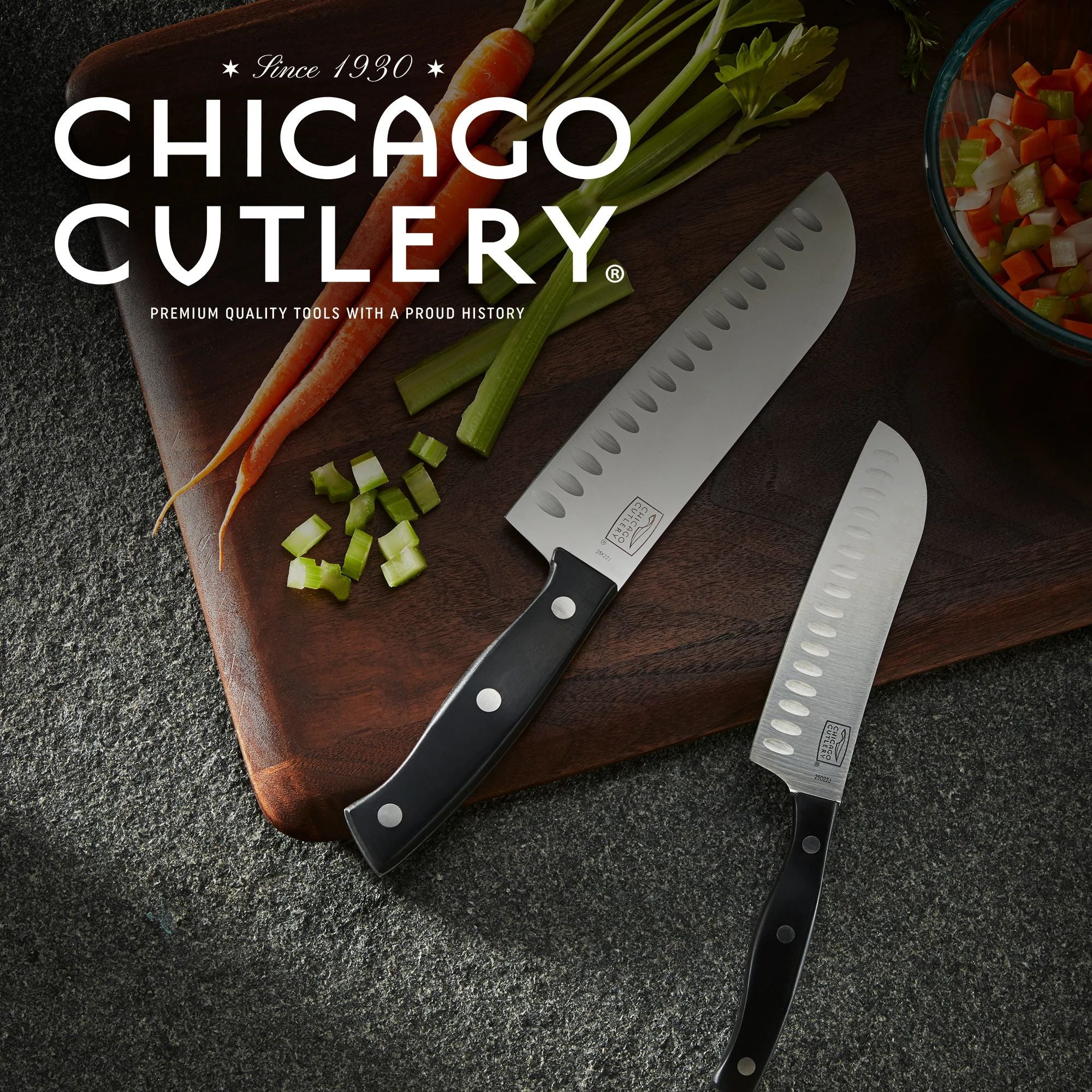 Chicago Cutlery® Ellsworth 2-piece Santoku Knife - Image 5