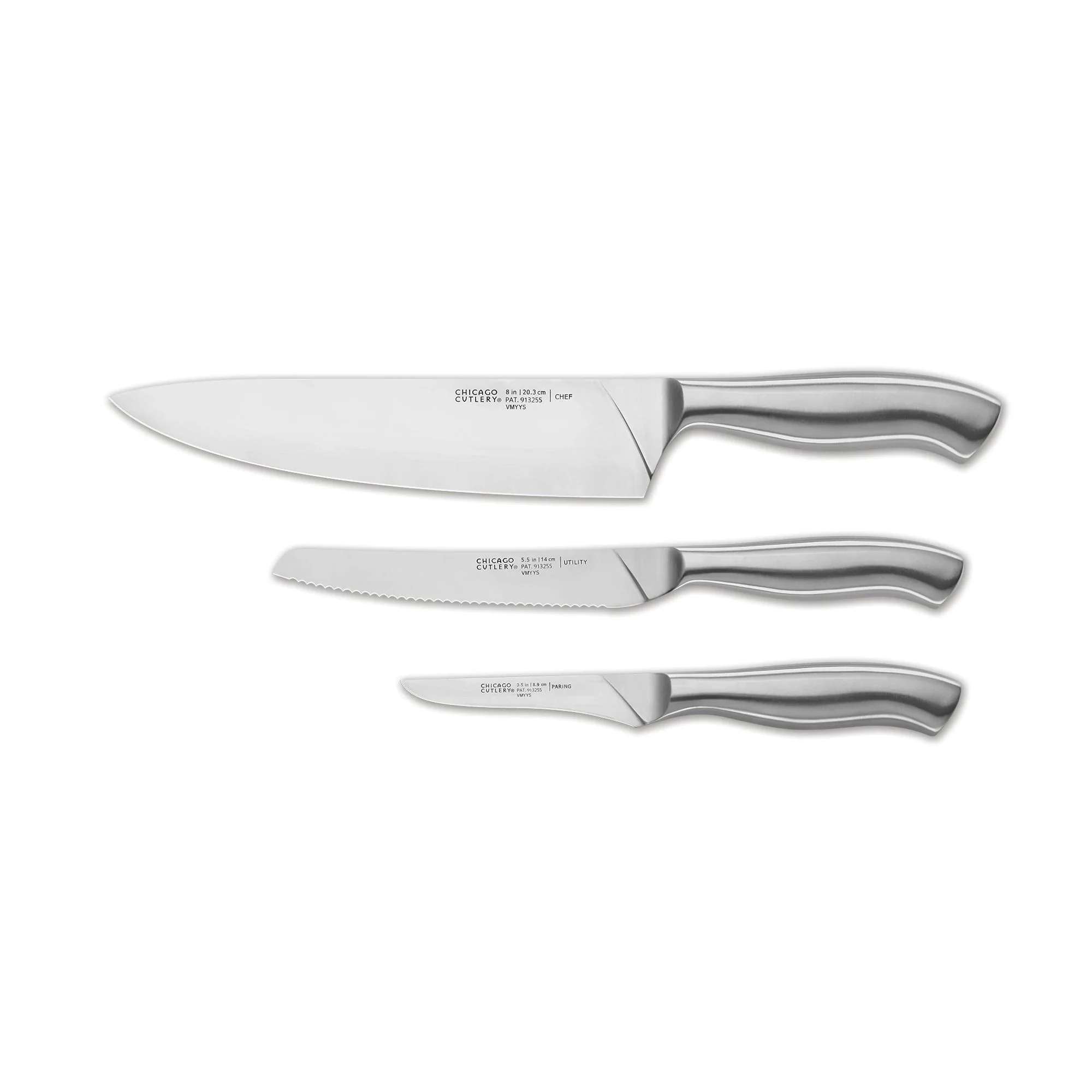 Chicago Cutlery® Insignia SteelTM 3-piece Knife Set